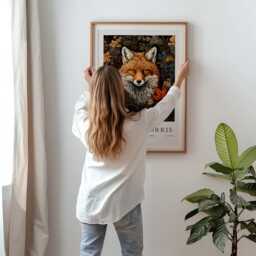 William Morris Print, Art, Exhibition Poster, Fox Gifts, Decor, Art Wall - thumbnail 3