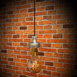 Conduit Box Pendant Light Supplied With 80mm Led Globe Industrial Style - thumbnail 3