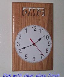 The Lefty Or Aka Bassackwards Clock - thumbnail 4