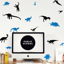Dinosaur Wall Decal Set Jurassic Nursery Decor - thumbnail 2