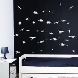 Dinosaur Wall Decal Set Jurassic Nursery Decor - thumbnail 3