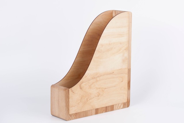 Paper Storage Desk, Desk Organizer Wood, Storage, File Organizer, Magazines Holder, Rack, Sorter - image 1