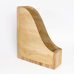 Paper Storage Desk, Desk Organizer Wood, Storage, File Organizer, Magazines Holder, Rack, Sorter - thumbnail 2
