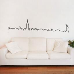 Nyc Manhattan Skyline Decal - Vinyl Wall Sticker - thumbnail 2