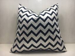 Handwoven Ikat Silk Pillow Cover, Modern Accent - 20x20 - thumbnail 1