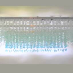 Rectangular Sea Glass Chandelier Lighting Fixture Kitchen Island Light Rectangle - thumbnail 4