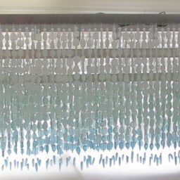 Rectangular Sea Glass Chandelier Lighting Fixture Kitchen Island Light Rectangle - thumbnail 2