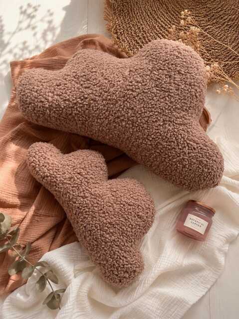 Cloud Throw Pillow - Kids 10% Set Sale Teddy Bear Room Decor Plush - image 1