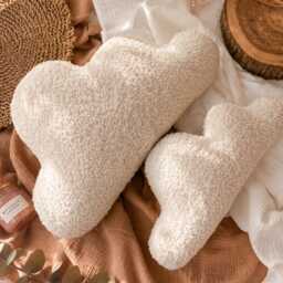 Cloud Throw Pillow - Kids 10% Set Sale Teddy Bear Room Decor Plush - thumbnail 2