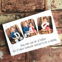 Daddy Gift, Gift For Dad, First Fathers Day, Photo New Dad Custom Frame, I Love Daddy, Fathers Day - thumbnail 2