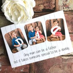 Daddy Gift, Gift For Dad, First Fathers Day, Photo New Dad Custom Frame, I Love Daddy, Fathers Day - thumbnail 3