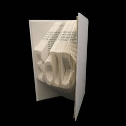Edd - Doctor Education Educator Graduation Gift Professor 3 Letters Folded-Book Art Sculpture Unique -Custom -Personal - thumbnail 2