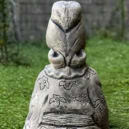 Stone Asian Serenity Figurine Concrete Meditation Decoration Zen Goddess Sculpture Outdoor Spaces Chinese Woman Statue Peaceful Ornament - thumbnail 4