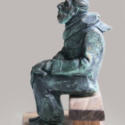 "Bronze Sculpture - ""On The Edge Of Sky" - thumbnail 2