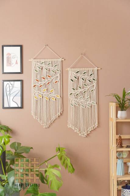 Macrame Wall Art, Natural Decor, Tapestry, Gift For Mom, Boho Living Room, Headboard, Home Mothers Day W16 - image 1