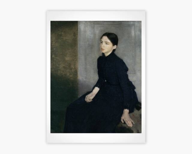 Portrait Of Anna Hammersh??i - Museum Quality Reproduction Art Print - image 1