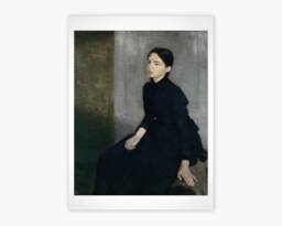 Portrait Of Anna Hammersh??i - Museum Quality Reproduction Art Print - thumbnail 1