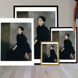 Portrait Of Anna Hammersh??i - Museum Quality Reproduction Art Print - thumbnail 3