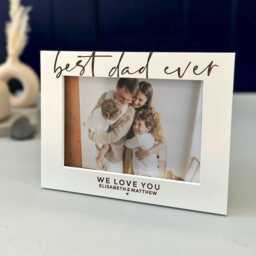 Dad Birthday Gift & Father's Day Present - Best Ever Personalised Picture Frame Custom Photo For The Greatest - thumbnail 1