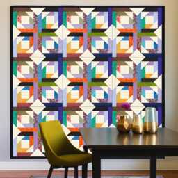 Cottage Windows Quilt Scrap-Friendly Throw - PDF Pattern - thumbnail 4
