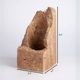 Handmade Travertine Wine Bottle Holder Unique Rack - thumbnail 4