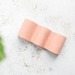 Wavy Concrete Soap Dish - Stylish & Functional Bathroom Accessory, Available in Multiple Concrete Colours - thumbnail 2