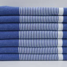 "Wholesale Towel, Turkish Towel, Turkey Towel, Striped Towel, Spa Towel, Beach Towel, Blue Striped Towel, 40""x70" - thumbnail 3