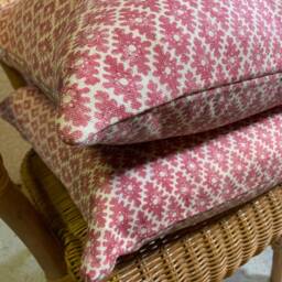 Pair - 2 Double Sided Linwood Ashfield Feather Filled Cushions Made-To-Order - thumbnail 3