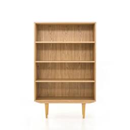 Bookcase, Bookshelf Made Of Oak Vaneer - Livlo D-R03