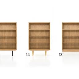 Bookcase, Bookshelf Made Of Oak Vaneer - Livlo D-R03 - thumbnail 2