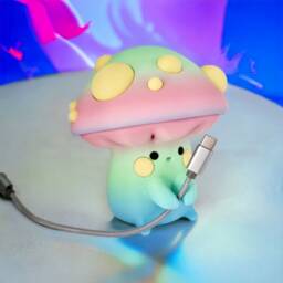 Kawaii Mushroom Cable Holder - thumbnail 2