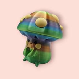 Kawaii Mushroom Cable Holder - thumbnail 3