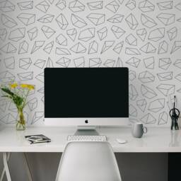 Mineral Prism Vinyl Wall Decals - Modern Geometric Pattern - thumbnail 1
