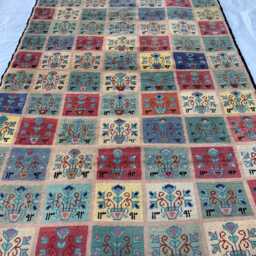 Handmade Floral Wool Rug Afghan Persian-style Carpet - 5.6x3.4 Ft - thumbnail 3