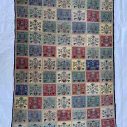 Handmade Floral Wool Rug Afghan Persian-style Carpet - 5.6x3.4 Ft - thumbnail 2