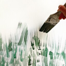 Minnesota State Map Urban Fabric Watercolor Texture Painting - Art Print - thumbnail 3