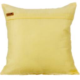 "Designer Yellow Pillow Custom 16""x16" - thumbnail 3