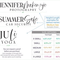 Personalized Name Wall Decal - Custom Business Sticker, Home Office Decor, Decor - thumbnail 2