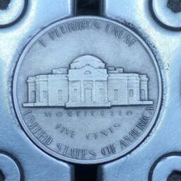 Hobo Nickel Skull By M.j. Petitdemange-Fathers Day Gift-Day Of The Dead-Hand Engraved - thumbnail 2