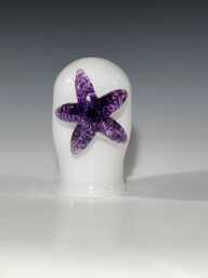 Glass Hanging Pendant - Purple Light John Gibbons