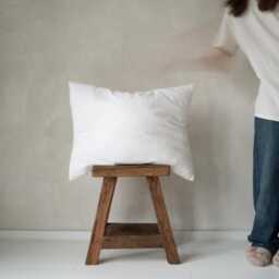 Feather Pillow Insert, Pillows, Pillow, Inserts, Throw 16x16, 16x26 Lumbar Pillow Insert - thumbnail 4