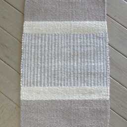 "Hand Woven Cotton Rug - 18"" X 29" - thumbnail 2