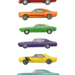 Sports Car Art Boys Room Wall Decor Poster Print - thumbnail 2