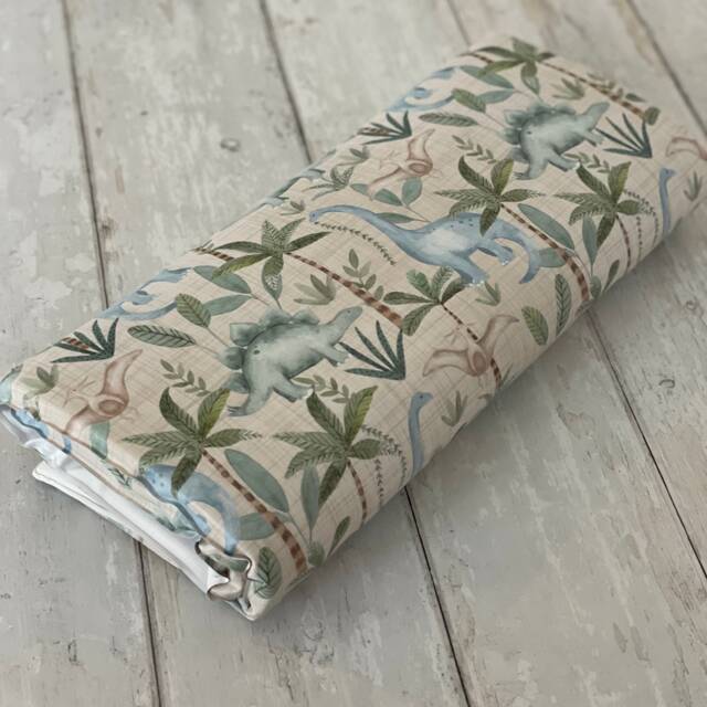 Dinosaur Baby Travel Changing Mat, Dinosaur Jungle Changing Mat, Travel Foldable Mat - image 1