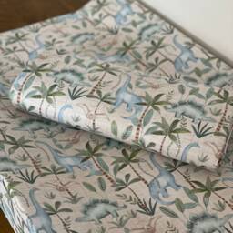Dinosaur Baby Travel Changing Mat, Dinosaur Jungle Changing Mat, Travel Foldable Mat - thumbnail 2