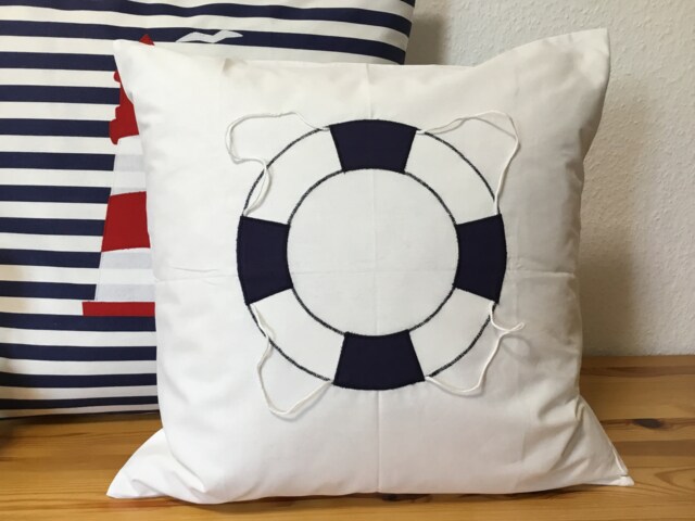 Cushion Cover Maritim Lifebuoy 40x40cm - image 1