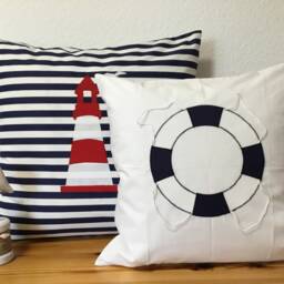 Cushion Cover Maritim Lifebuoy 40x40cm - thumbnail 3