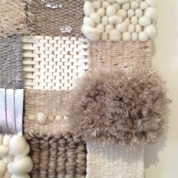 "Woven Wall Hanging, Medium Tapestry, Weaving - " - thumbnail 2