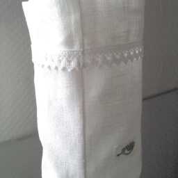 Mother's Day Light Bag Gift Dandelion Plain Embroidered Paper Cut Linen - thumbnail 2