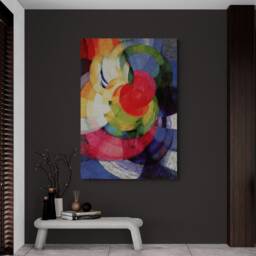 Frantisek Kupka Abstract Art Print, Disks Of Newton, Colorful Modern - thumbnail 2